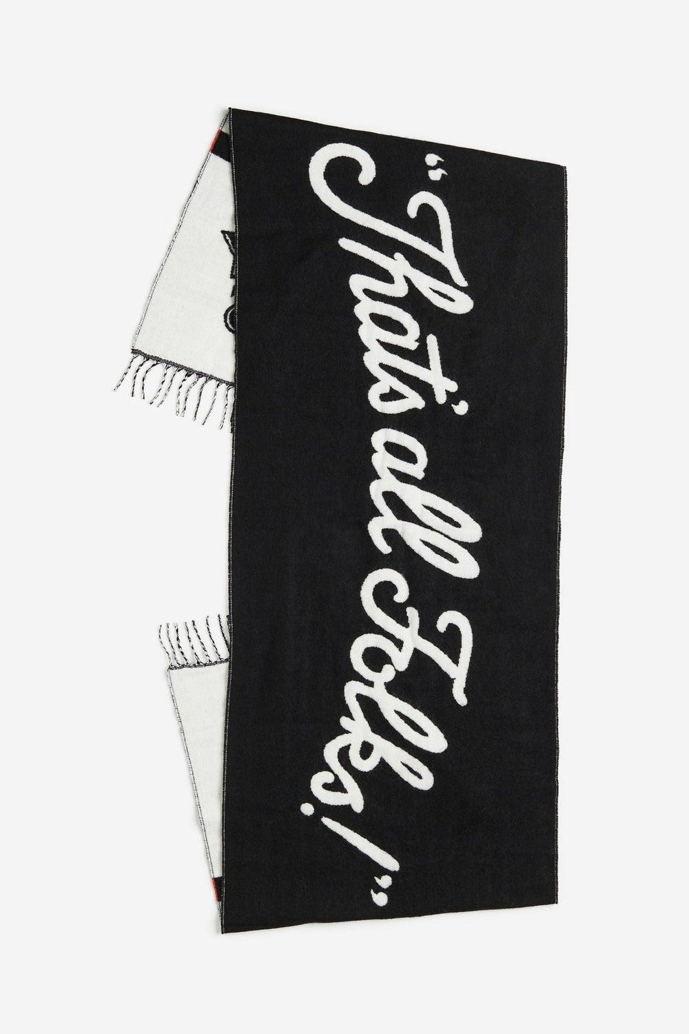 H&M Men's Elegant Jacquard-Weave Scarf - Image 1