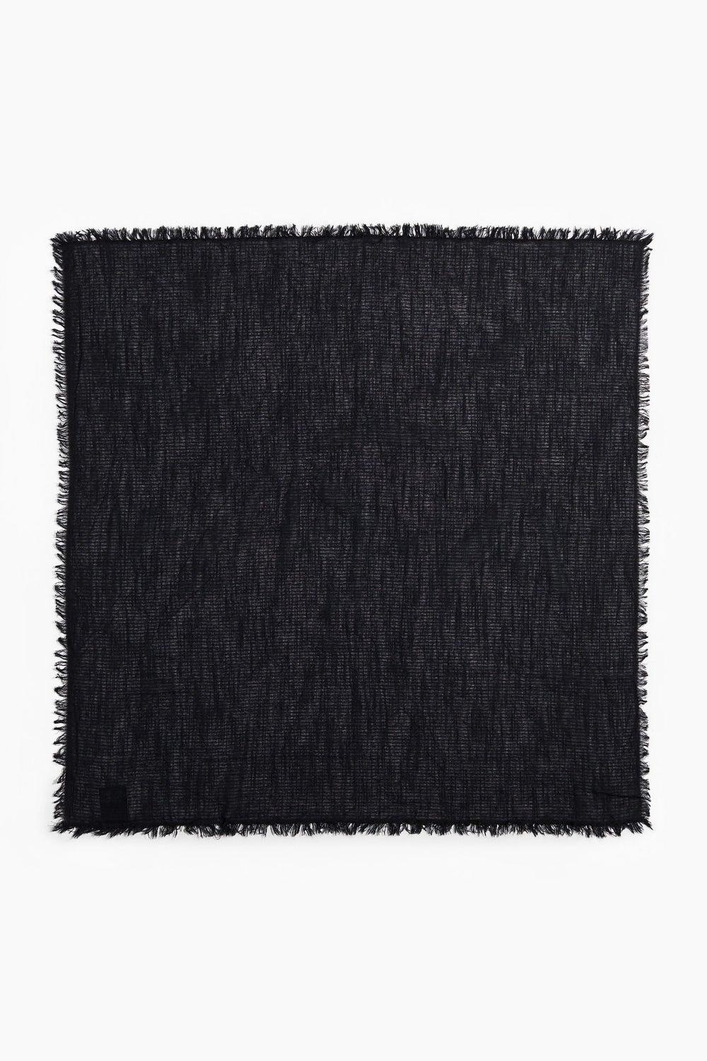 H&M Sheer Cotton Men's Scarf with Frayed Edges - Image 1