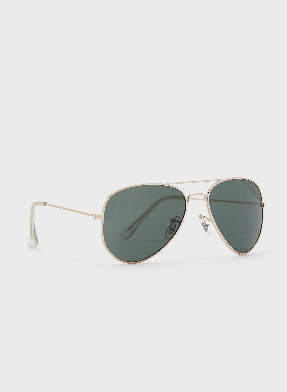 JACK & JONES Maverick Retro Aviator Sunglasses - Image 1