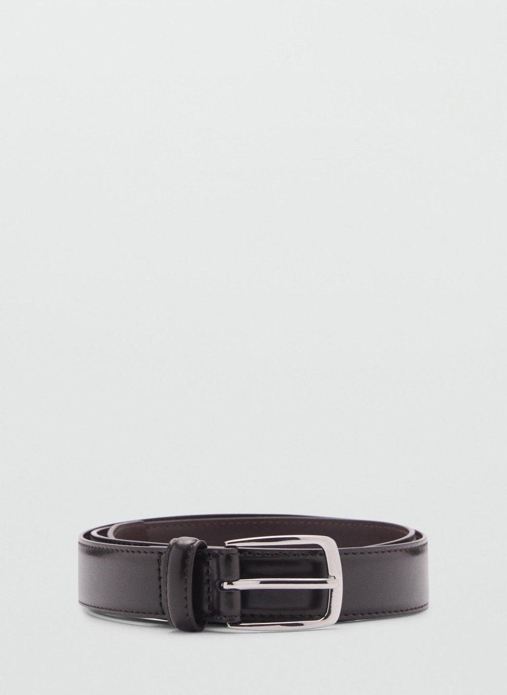 Mango Man Sleek Bovine Leather Belt with Allocated Holes - Image 1