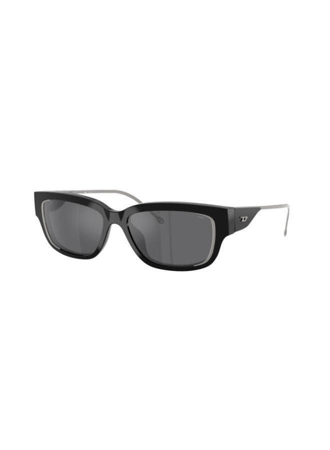 DIESEL DL2002MU: Sleek Rectangle Sunglasses for Men - Image 1