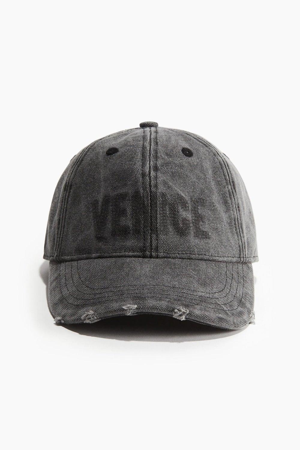 H&M Men's Distressed Cotton Canvas Cap - Image 1