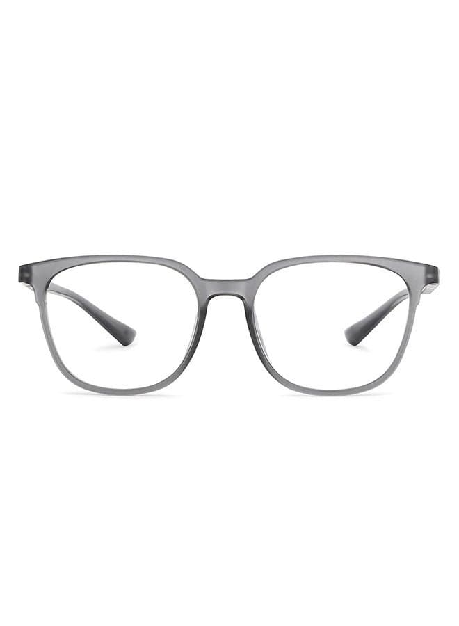 Lenskart Blu LB E14244 Zero Power Elegant Round Computer Glasses - 48mm Grey - Image 1
