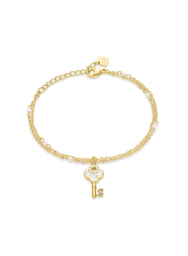 CERRUTI 1881 Gabriella Gold-Plated Crystal Bracelet - Image 1
