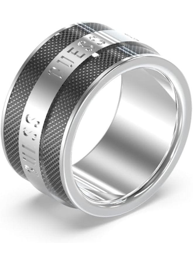 GUESS Men's Elegantly Sleek Logo Ring - Image 1
