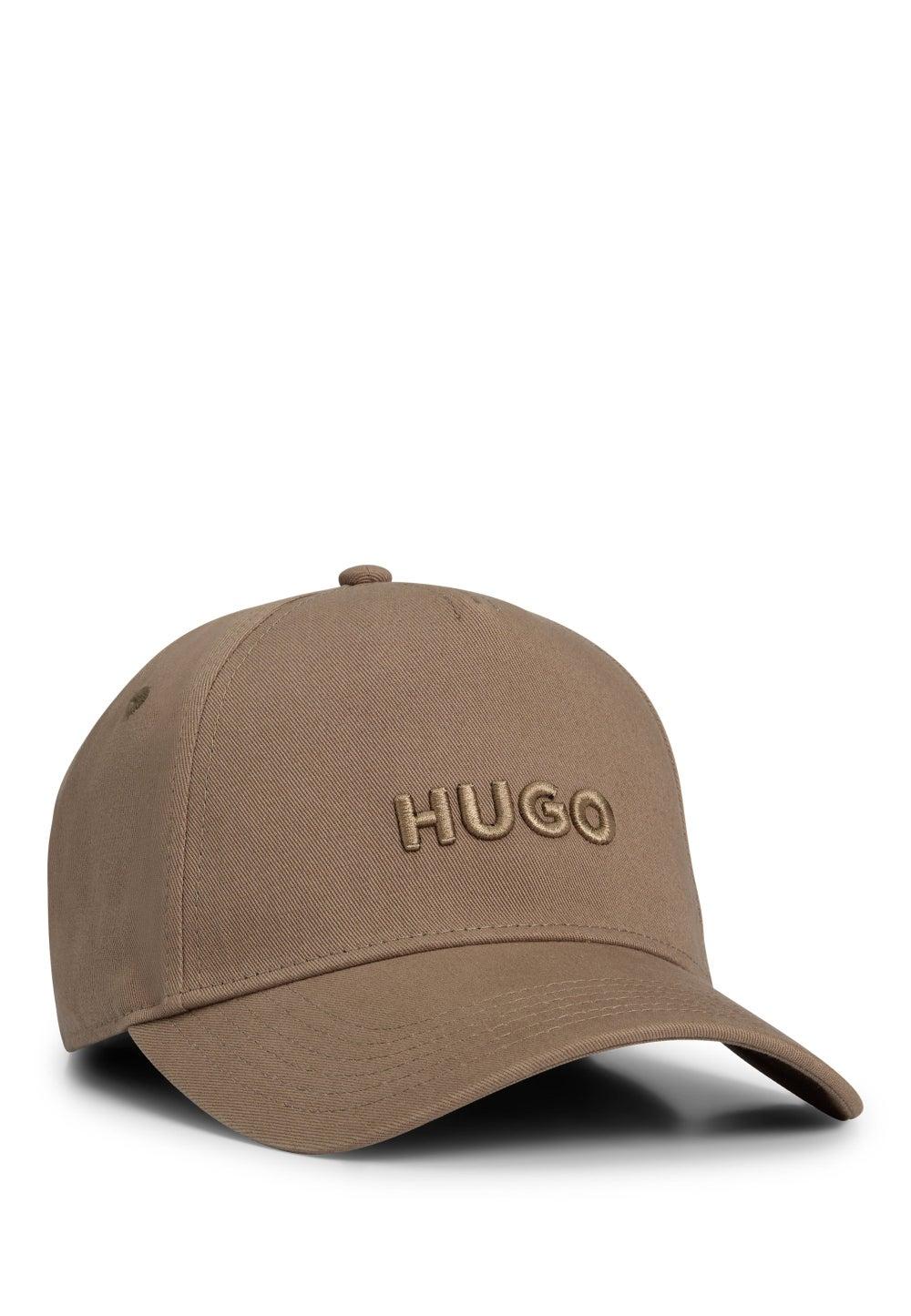 HUGO Men's Cotton-Twill Logo Cap: Eco-Conscious Elegance - Image 1