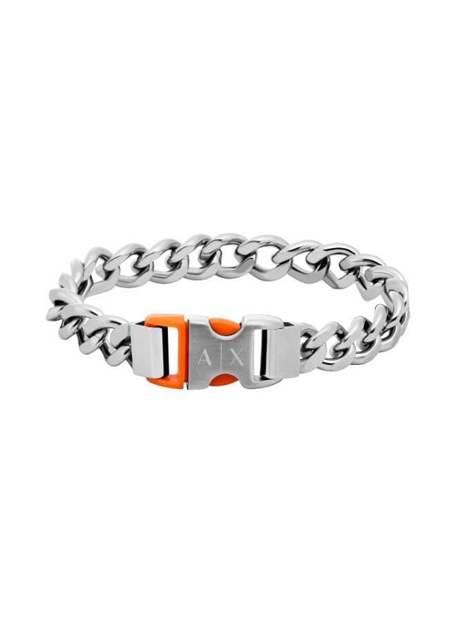 Armani Exchange AXG0153040 Men's Stainless Steel Bracelet - Image 1