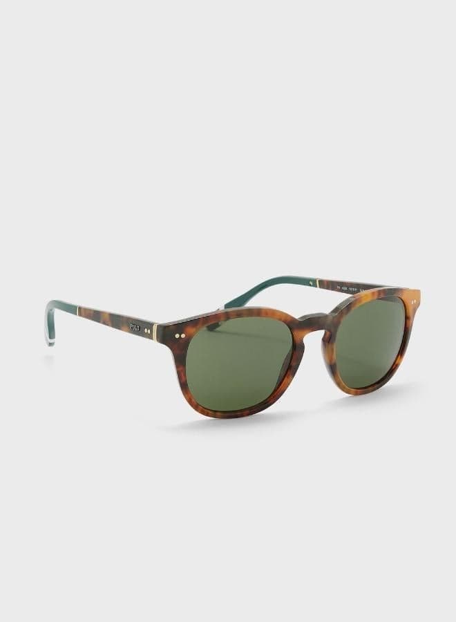 POLO RALPH LAUREN 0Ph4206 Elegant Round Men's Sunglasses - Image 1