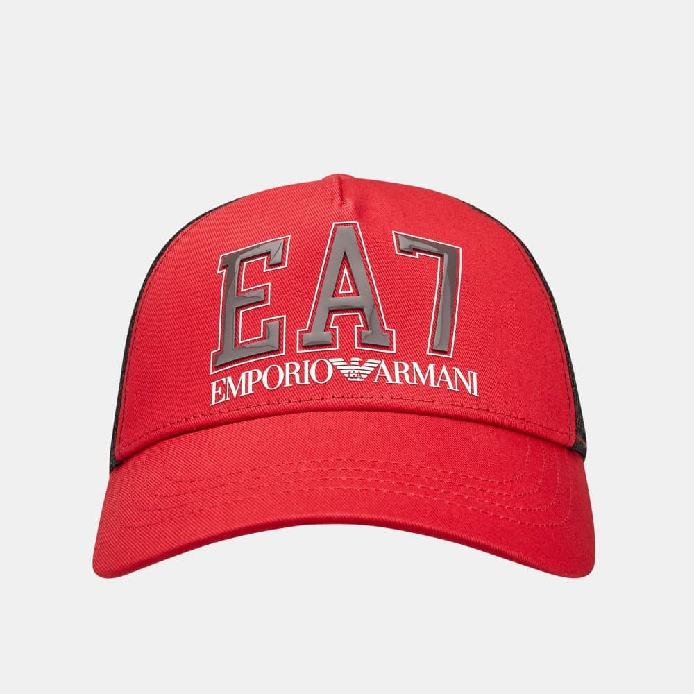 EA7 Emporio Armani Elegant Cotton Baseball Cap - Image 1