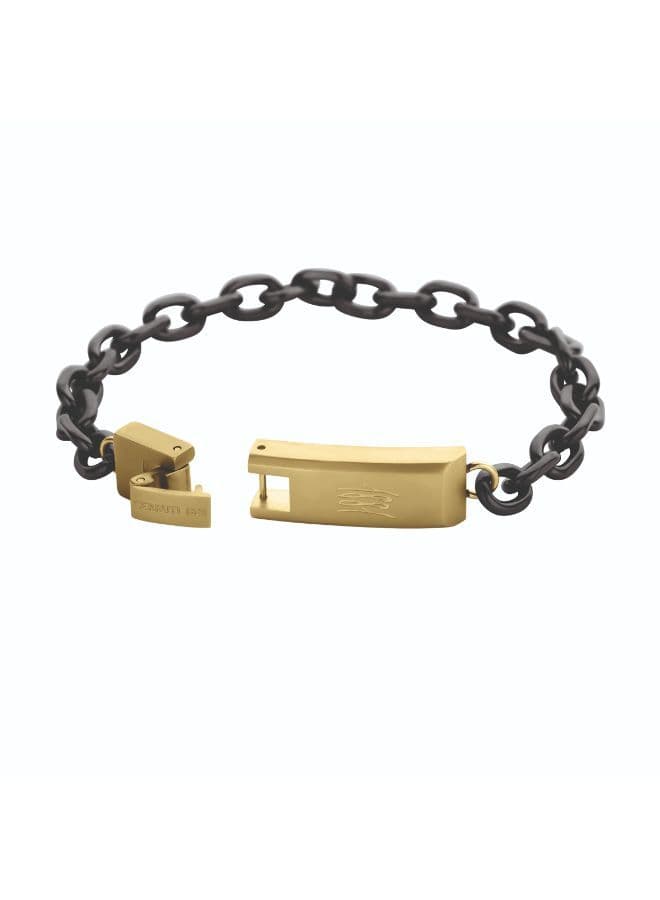 CERRUTI 1881 Men's Bracelet: Timeless Bronze & Black Elegance - Image 1