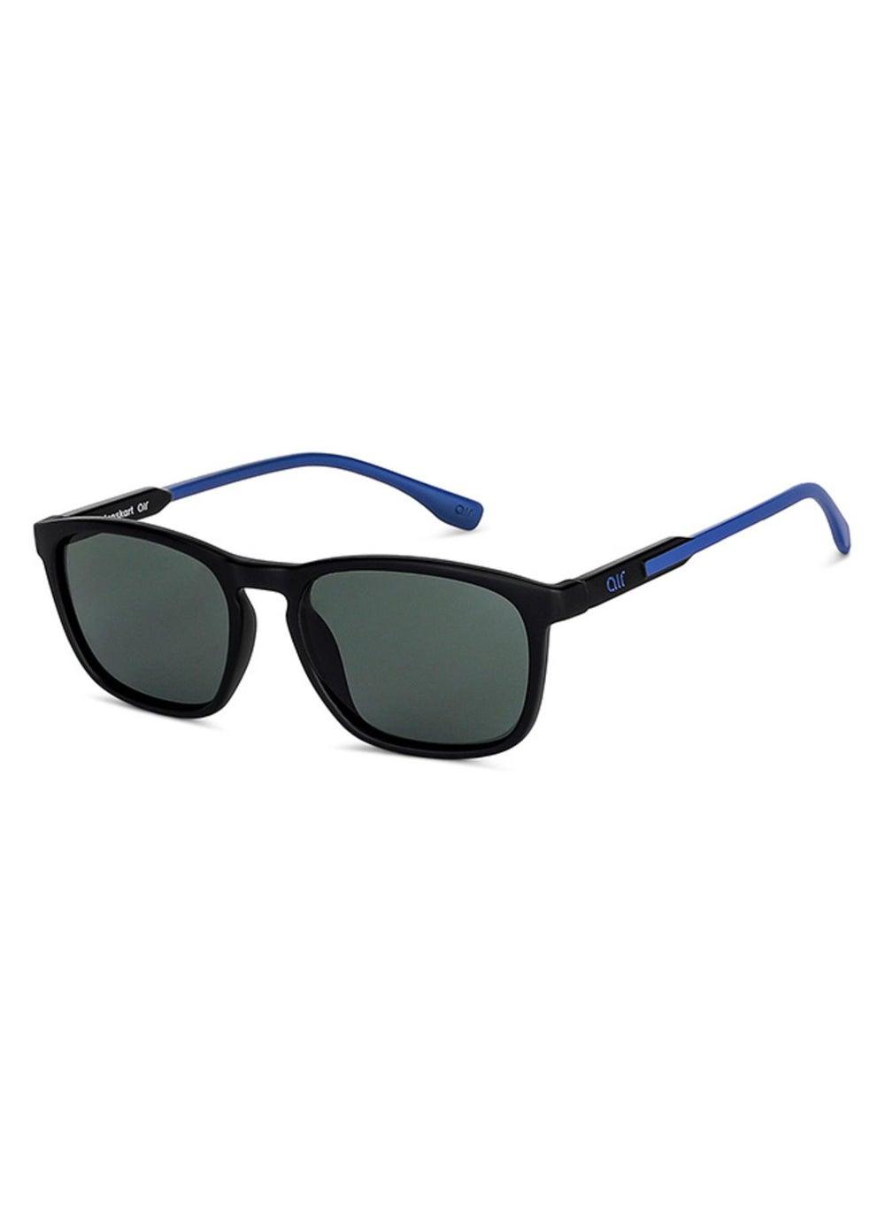 VINCENT CHASE LA S13164 Matte Black Square Polarized Sunglasses - Image 1