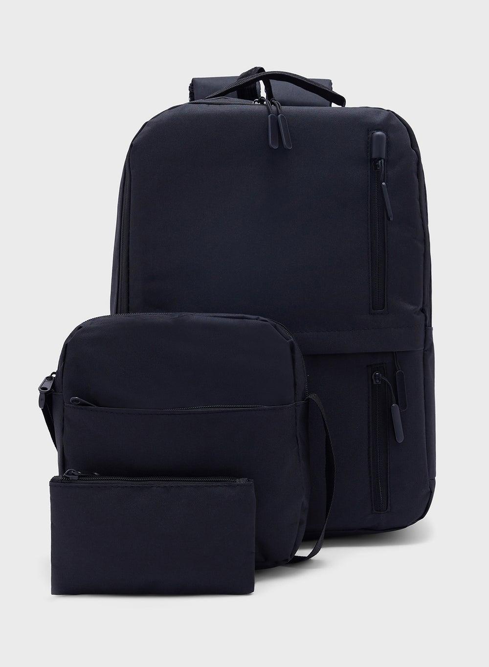 Seventy Five Men's Trio: Backpack, Messenger & Pouch Set - Image 1