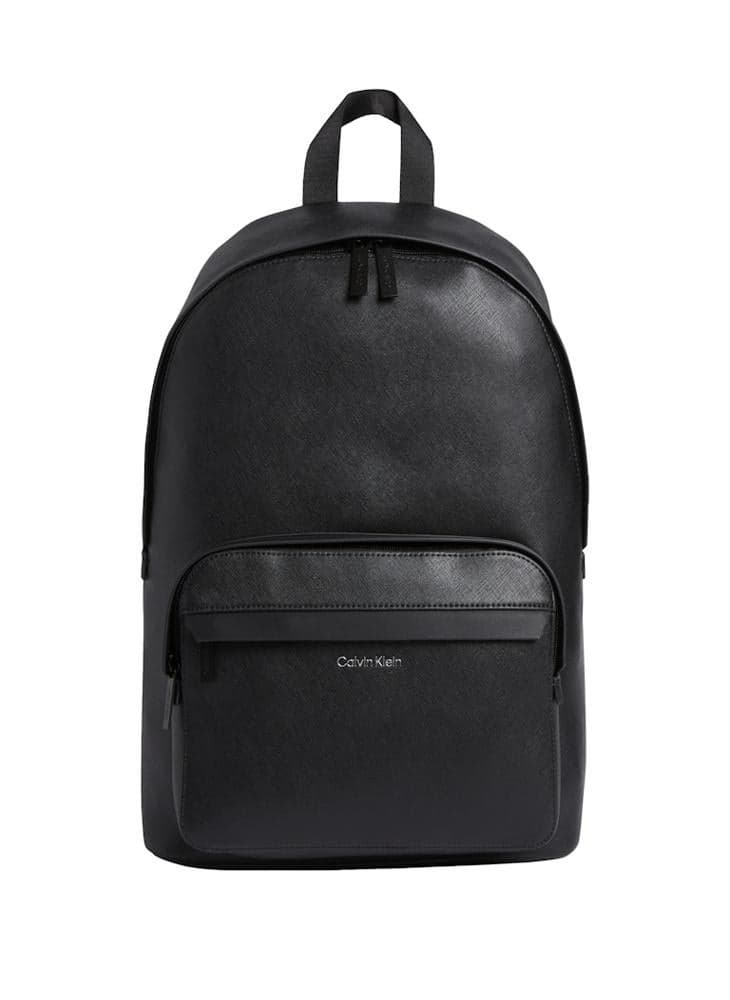 CALVIN KLEIN Zip-Top Men's Backpack with Logo Detailing - Image 1