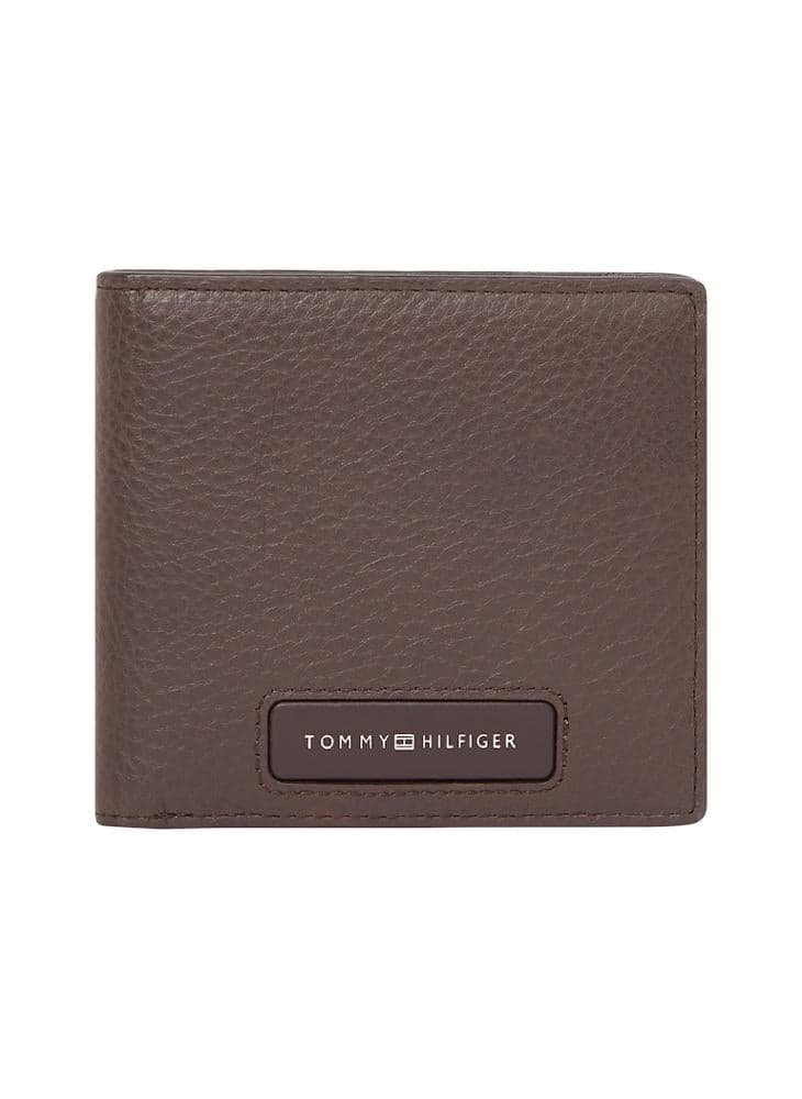 TOMMY HILFIGER Leather Monogram Wallet - Elegantly Crafted for Men - Image 1