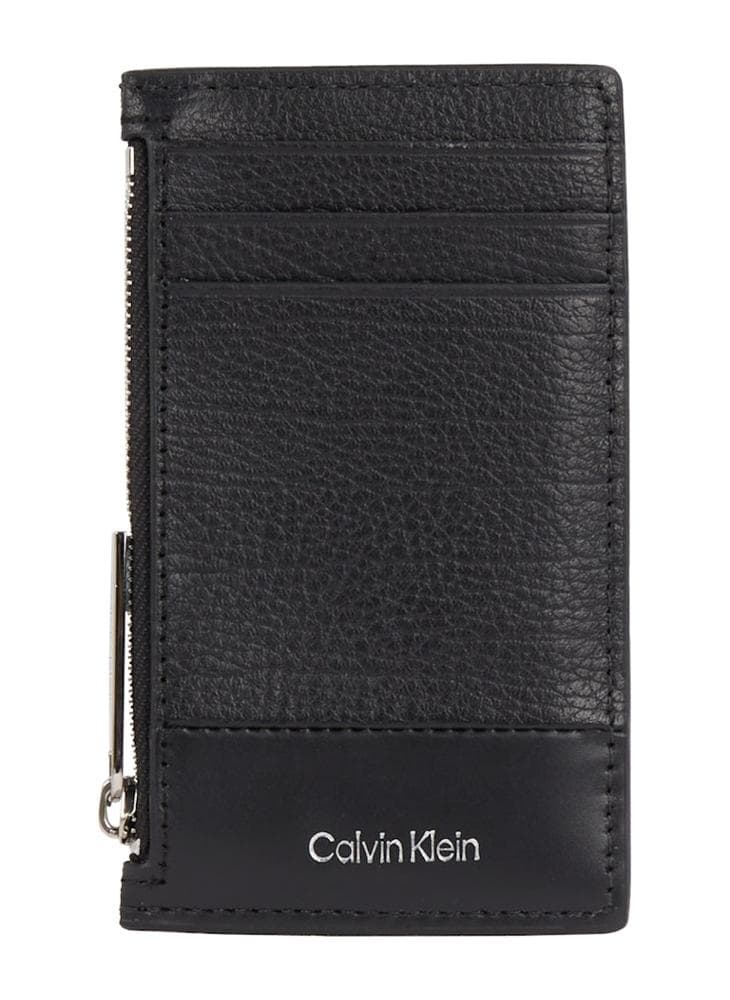 CALVIN KLEIN Sleek Leather Cardholder for Men - Image 1