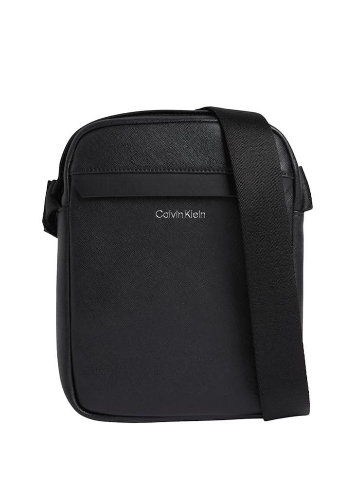 CALVIN KLEIN Elegance: Men's Logo Zip Crossbody Reporter - Image 1