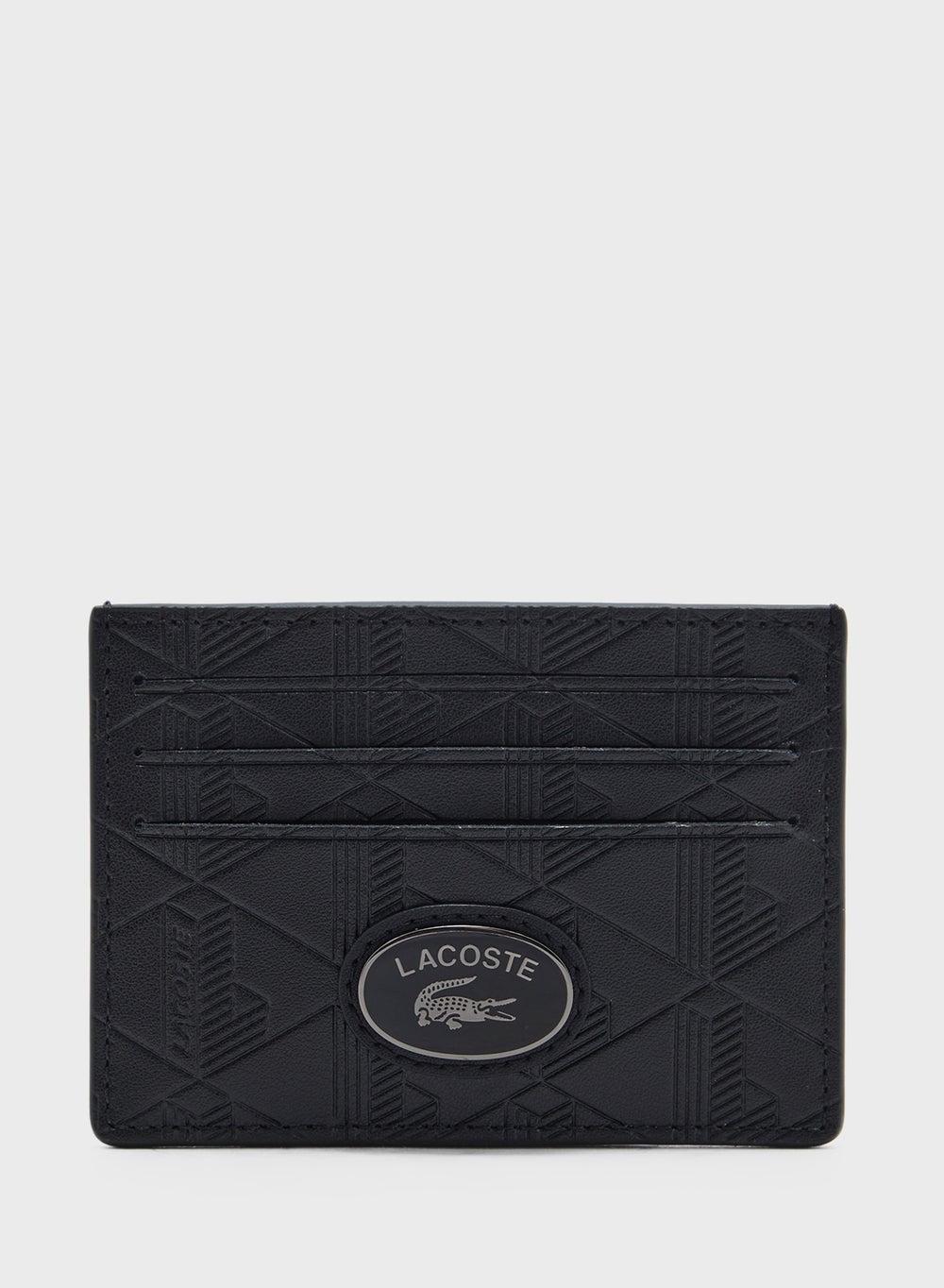LACOSTE Elegance Redefined - Multi Slot Leather Card Holder - Image 1