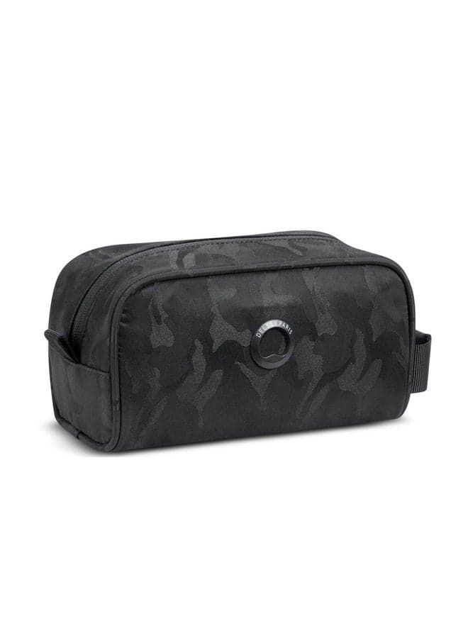 DELSEY Paris Picpus Men's Sleek Black Camouflage Pouch - Image 1