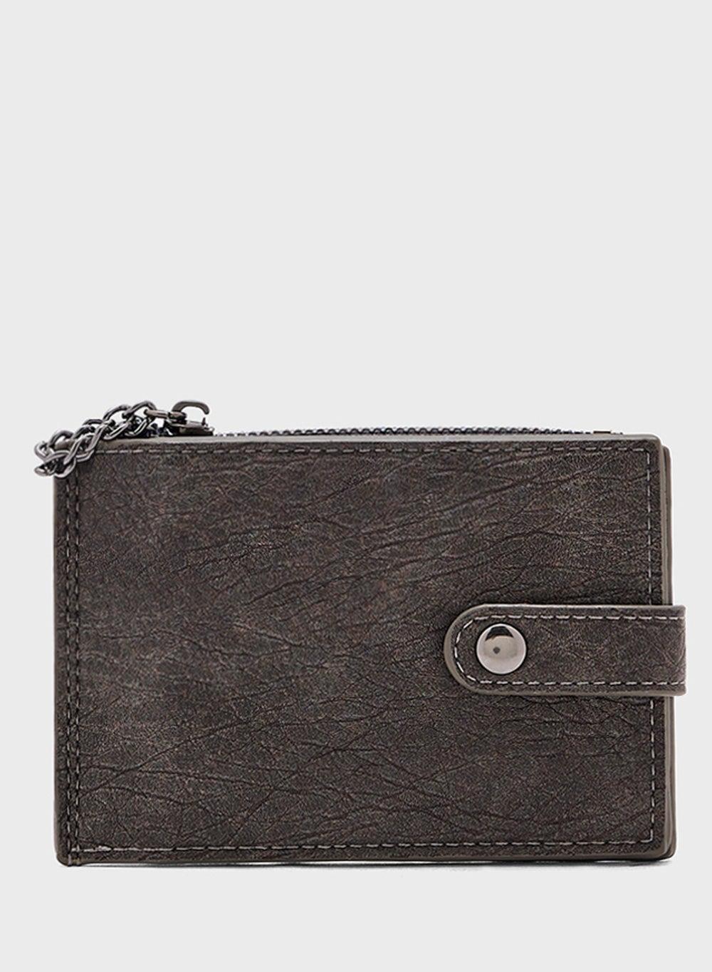 Robert Wood Men's Bi-Fold Wallet with Sleek Key Chain - Image 1
