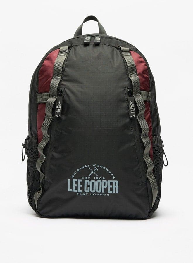 Lee Cooper Men's Elegant Logo Backpack with Adjustable Straps - Image 1