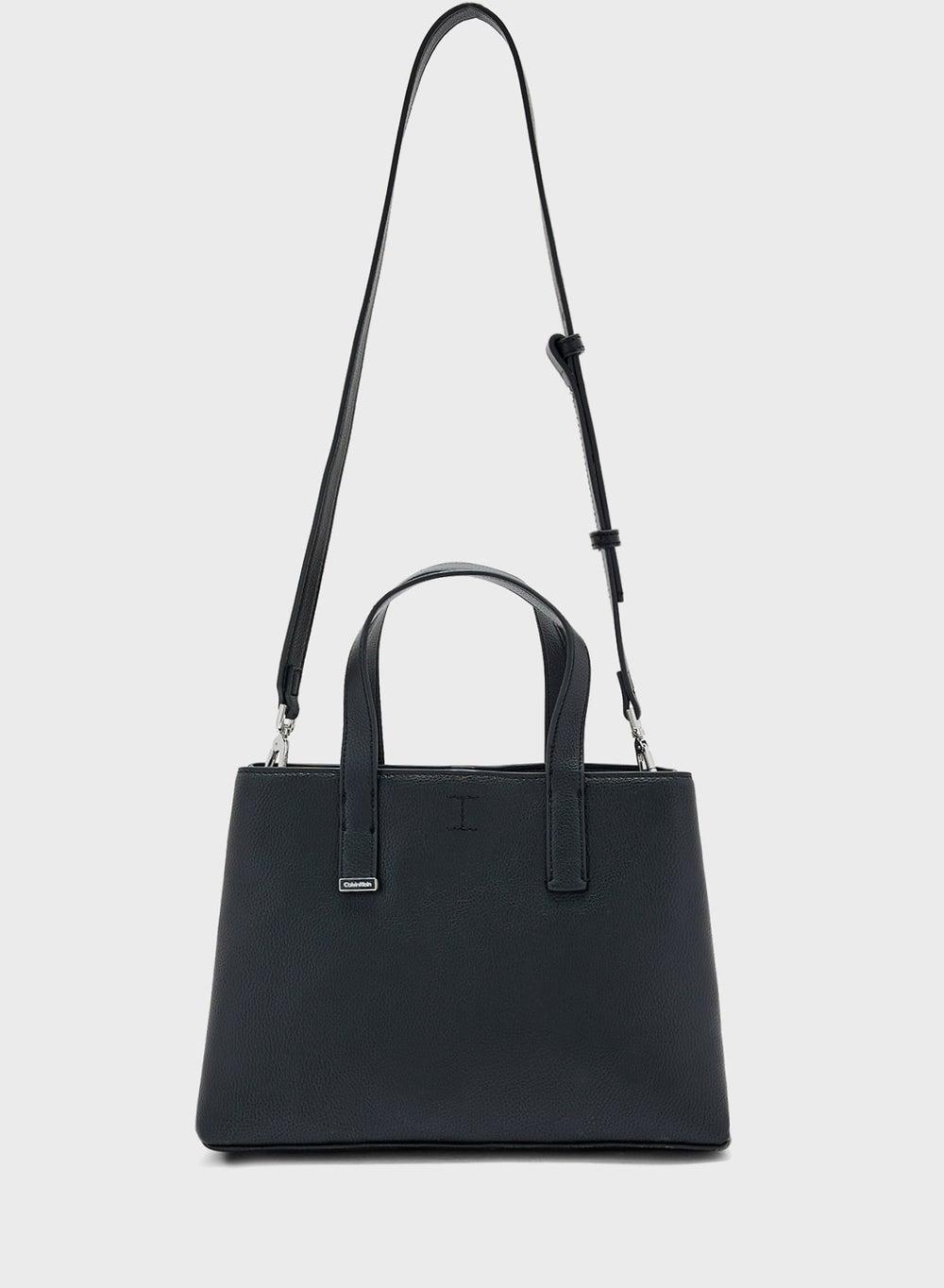 CALVIN KLEIN Elegant Small Men's Plaque Tote - Image 1
