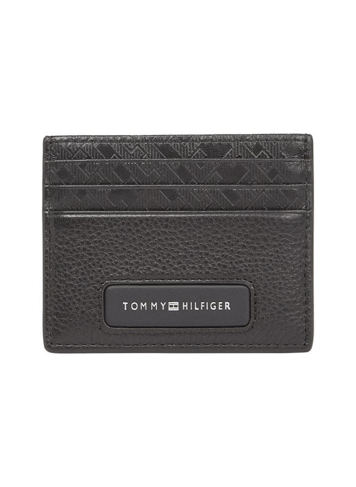 TOMMY HILFIGER Monogram Leather Cardholder - Essential Elegance - Image 1