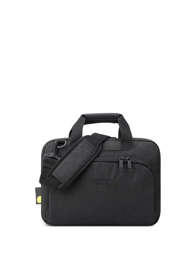 DELSEY Paris Esplanade Deep Black Laptop Satchel - Image 1