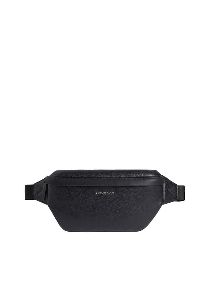 CALVIN KLEIN Sleek Men's Zip Waist Bag - Style on the Go - Image 1