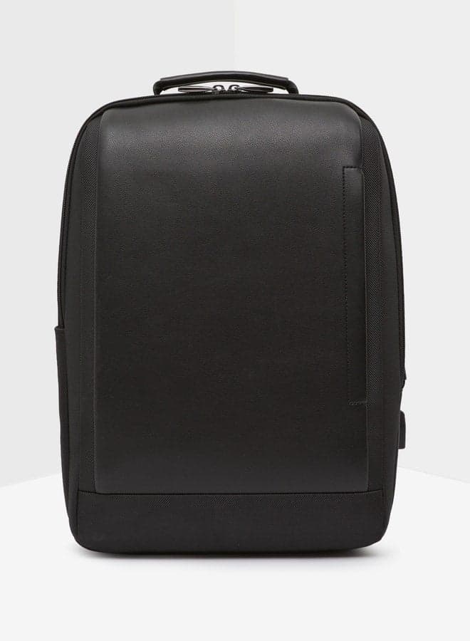 DUCHINI Premium Solid Men's Backpack with Seamless Zipper - Image 1