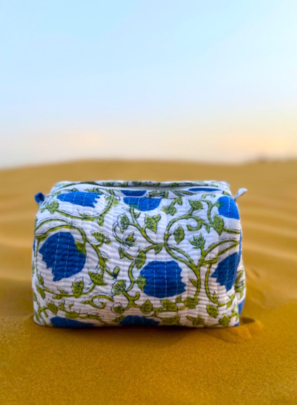 TohfaLuxe Elvo Handmade Block Printed Pouch: Artisan Elegance - Image 1