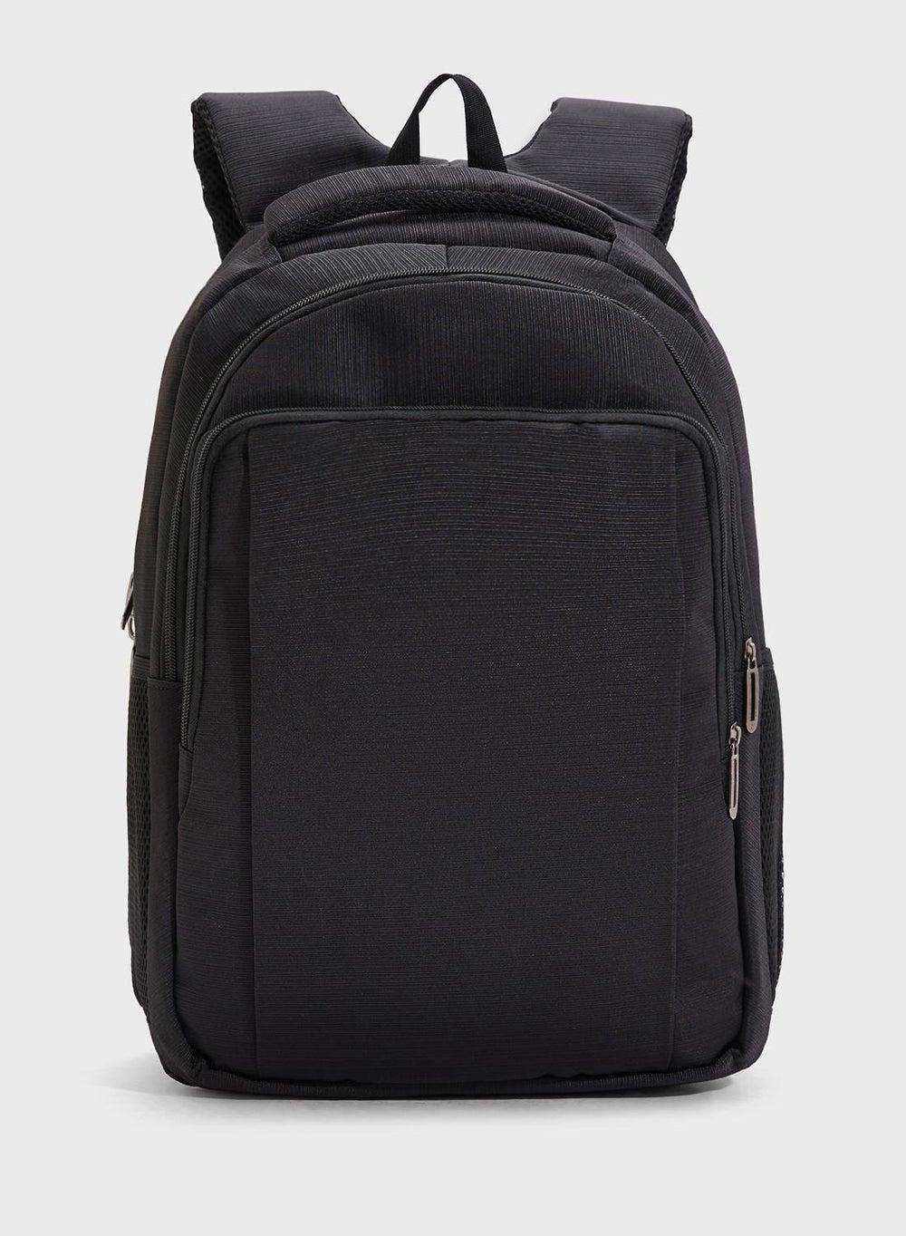 Robert Wood Men's Padded Backpack with Multiple Compartments - Image 1