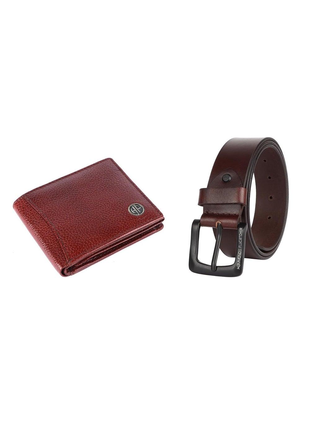 HAMMONDS FLYCATCHER ZT98 Men’s Leather Wallet and Belt Combo - Image 1