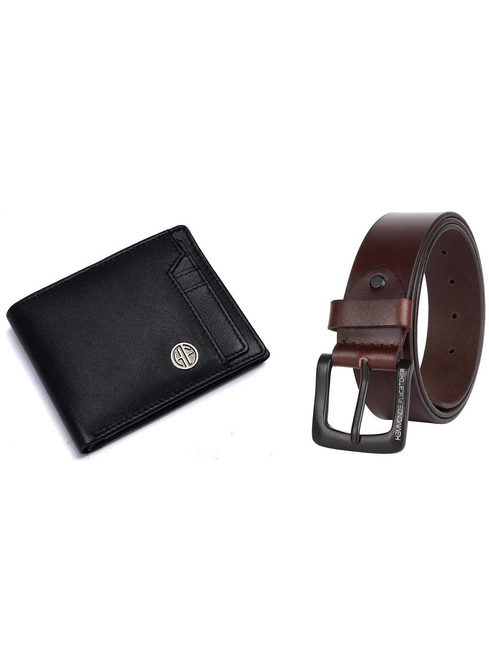 HAMMONDS FLYCATCHER Men's Premium Leather Wallet and Belt Set - FP92 - Image 1