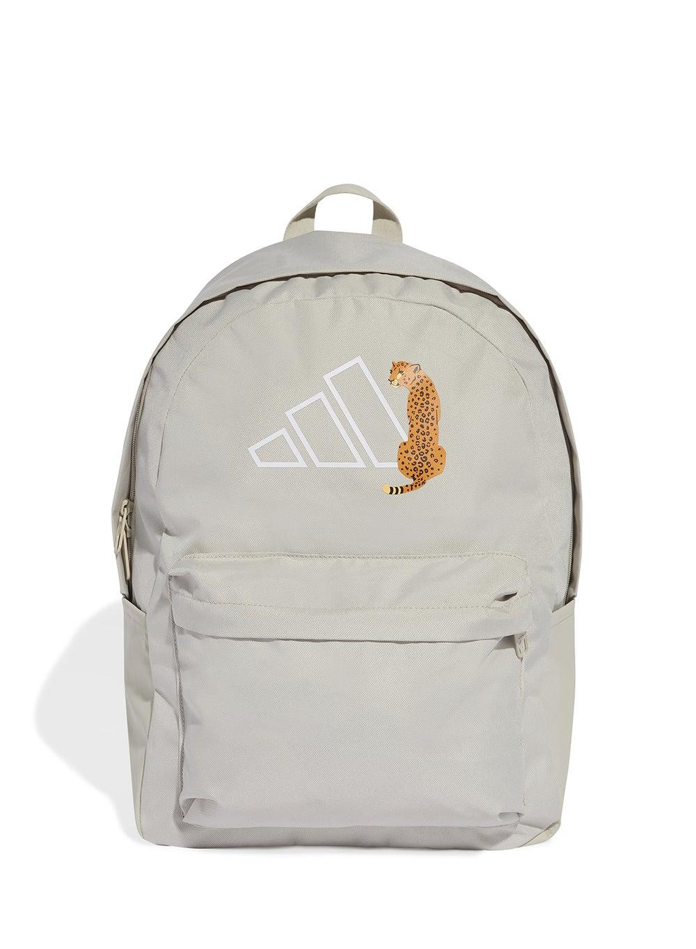 Adidas Classics Leopard Graphic Backpack: Stylishly Wild - Image 1