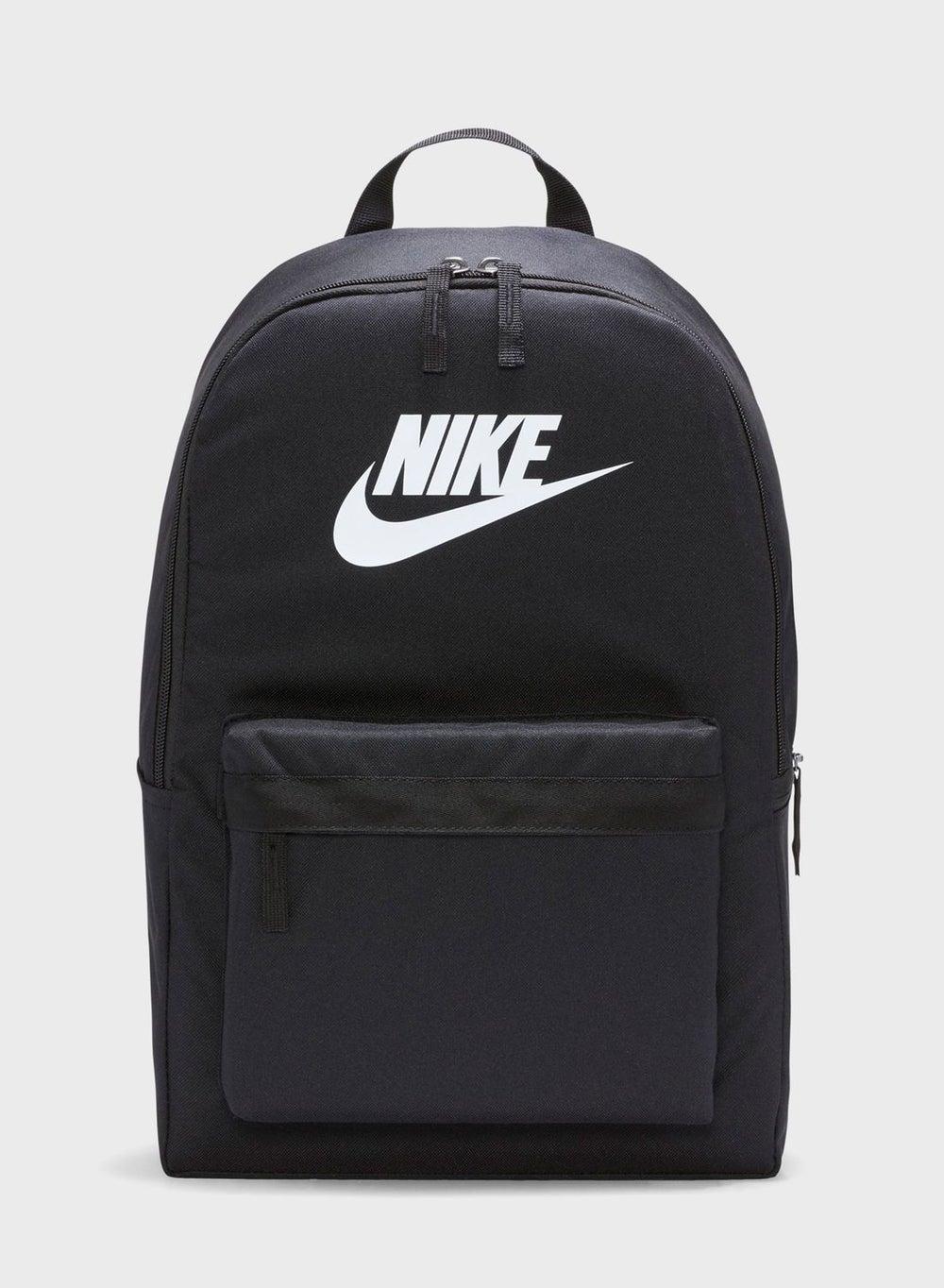 Nike Heritage Backpack in Sleek BLACK/BLACK/(WHITE) - Image 1