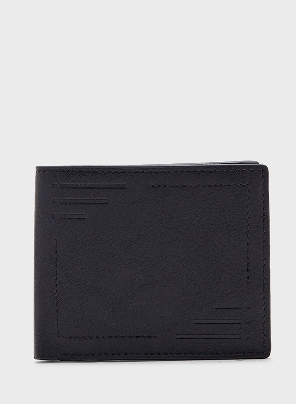 Robert Wood Sleek Bi-Fold Men's Wallet - Image 1