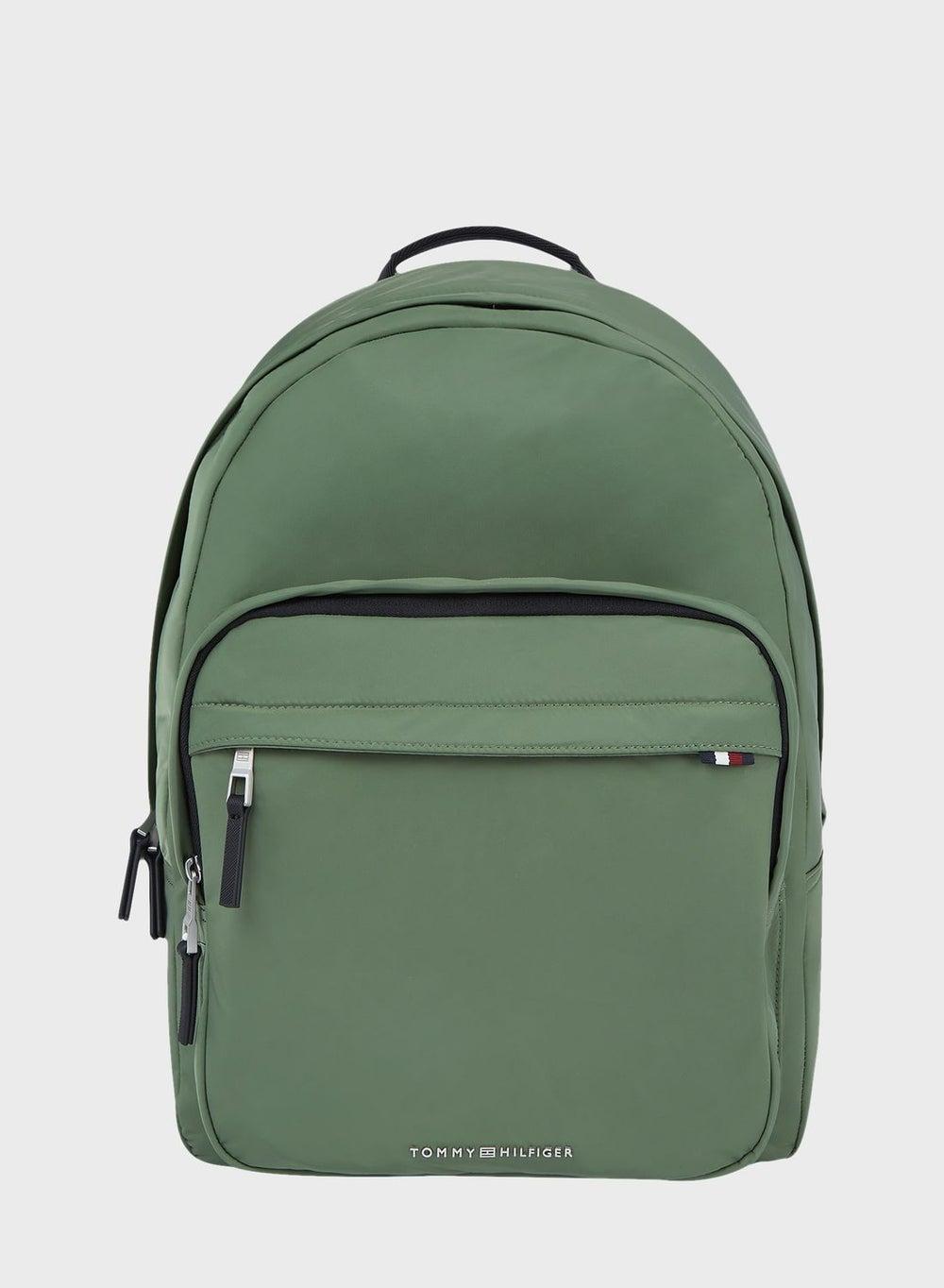 TOMMY HILFIGER Signature Men's Water-Repellent Backpack - Image 1