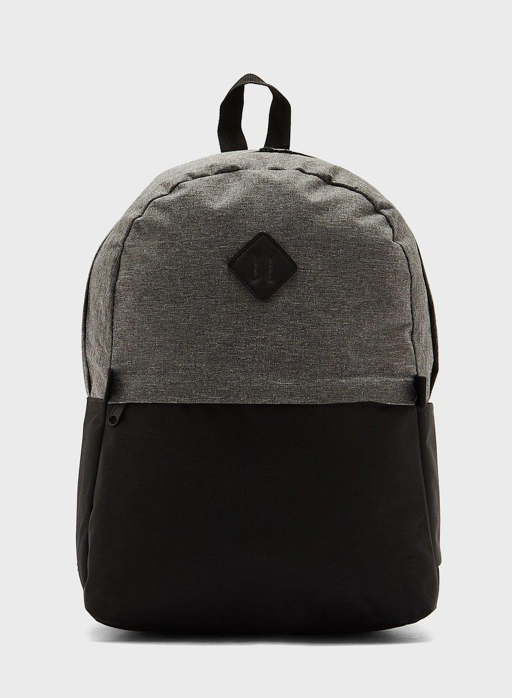 DeFacto Men's Middle Zip Sleek Urban Backpack - Image 1