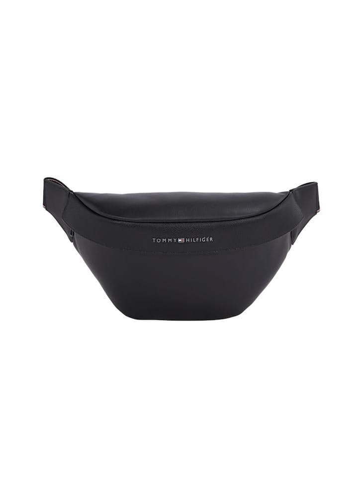 TOMMY HILFIGER Sleek Polyurethane Waist Bag for Men - Image 1