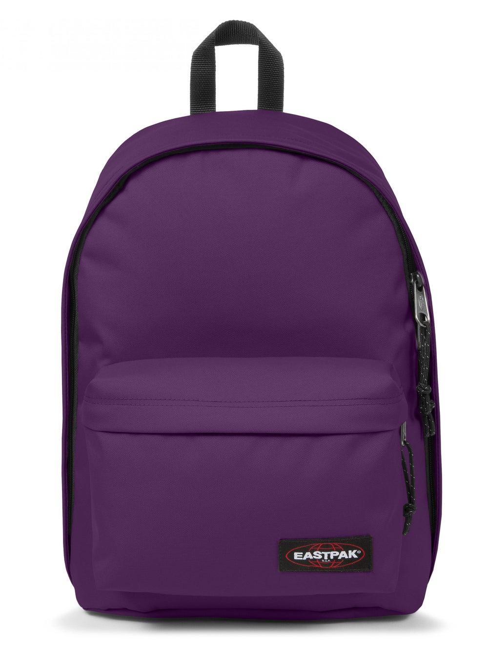 EASTPAK Medium Eggplant Purple Backpack with Laptop Sleeve - Image 1