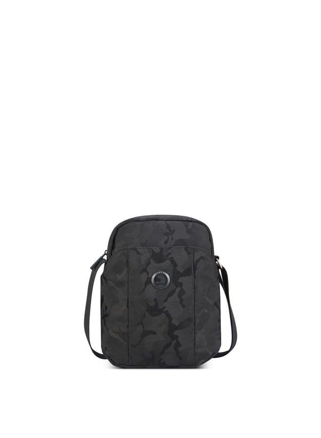 DELSEY Paris Picpus Vertical Mini Messenger - Black Camouflage - Image 1