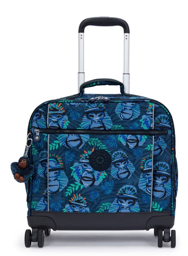 Kipling Storia Blue Monkey - Spacious Wheeled Bag - Image 1