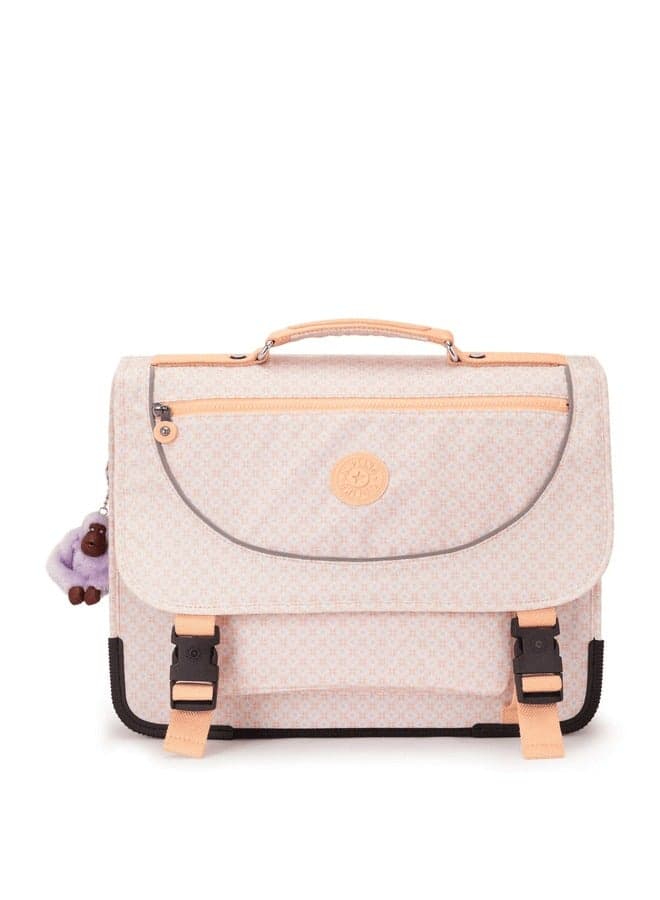 Kipling Preppy Girly Tile Backpack - A Youthful Delight - Image 1