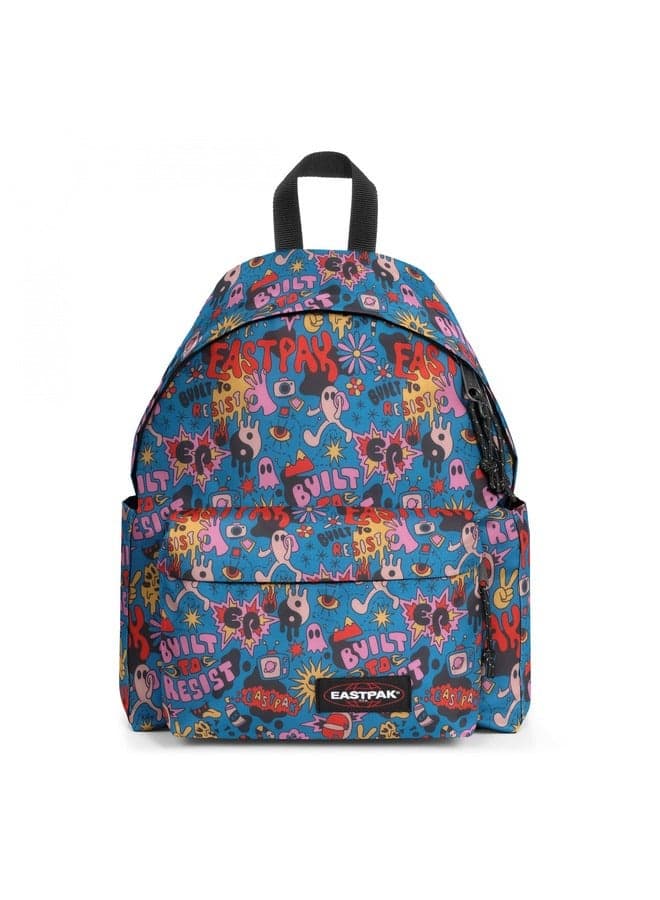 EASTPAK Day Pak'R Medium - Doodle Blue Cartoon Chic - Image 1