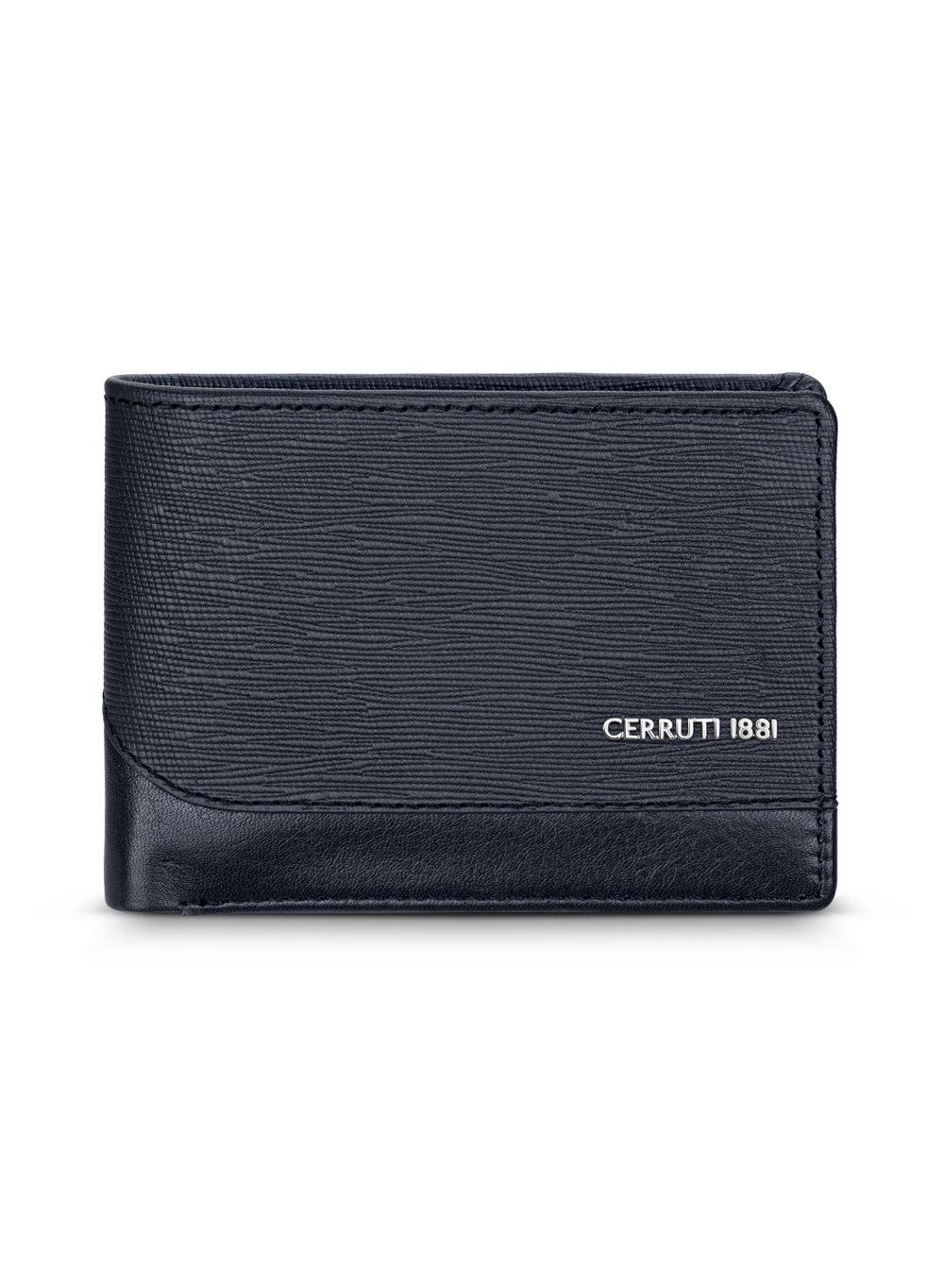 CERRUTI 1881 Contrast Blue Leather Men's Wallet - Image 1