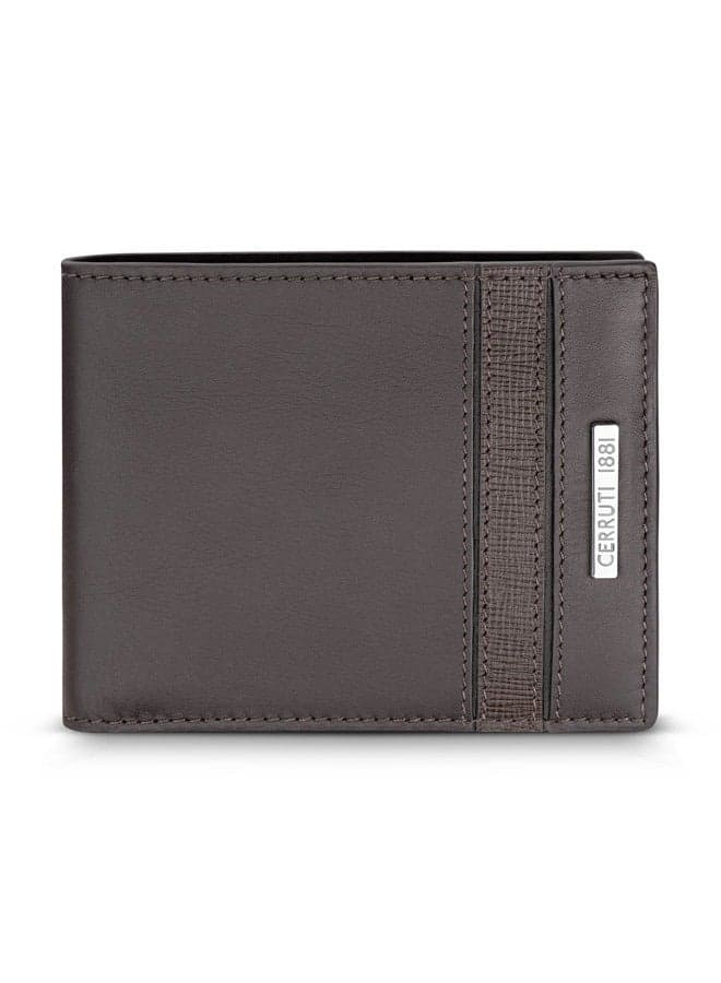 CERRUTI 1881 Pollock Brown Leather Bifold Wallet CEPU06861M-BRO - Image 1