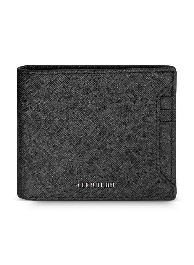CERRUTI 1881 BLACK Luxe Leather Wallet for Men - Image 1
