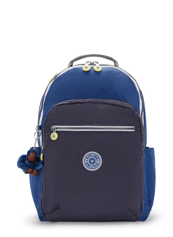Kipling Seoul Fantasy Blue Bl Large Backpack - Tech-Ready Elegance - Image 1