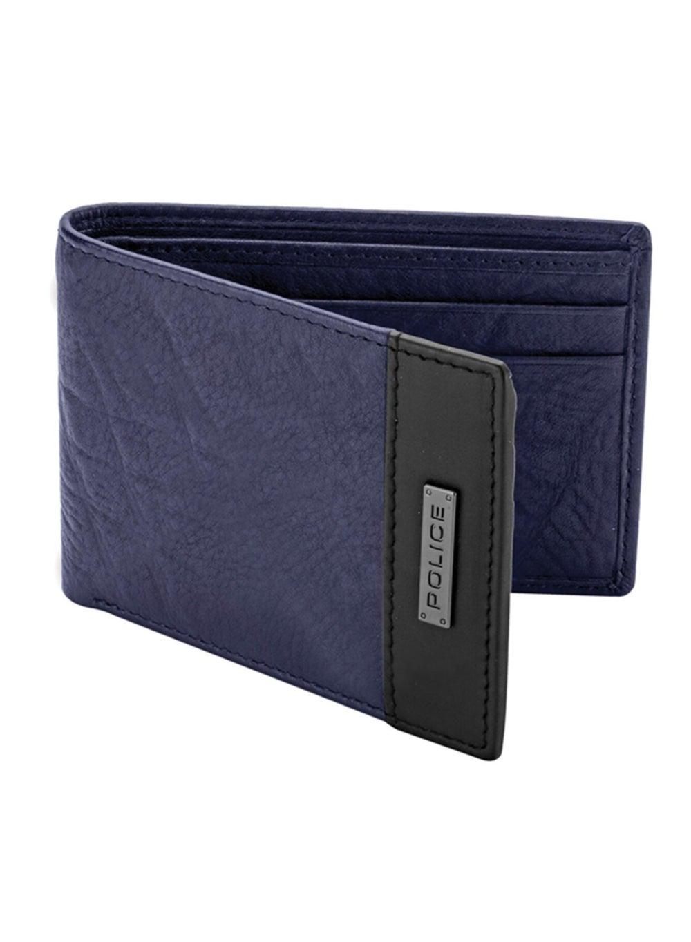 POLICE Tolerance Blue Men's Luxury Wallet - Image 1