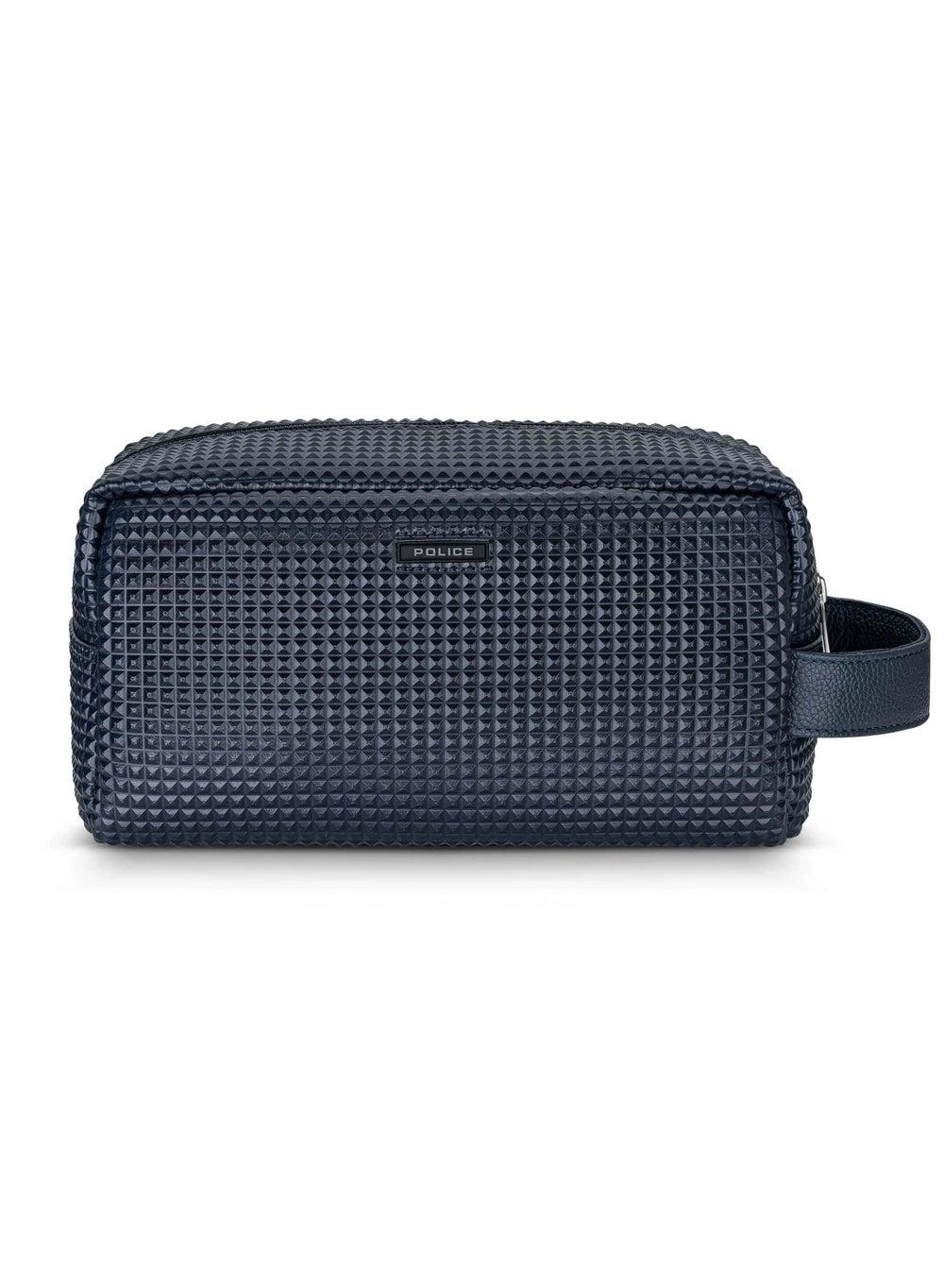 POLICE Pyramidx Navy Vegan Leather Multi-Use Pouch - PELUU2201202 - Image 1